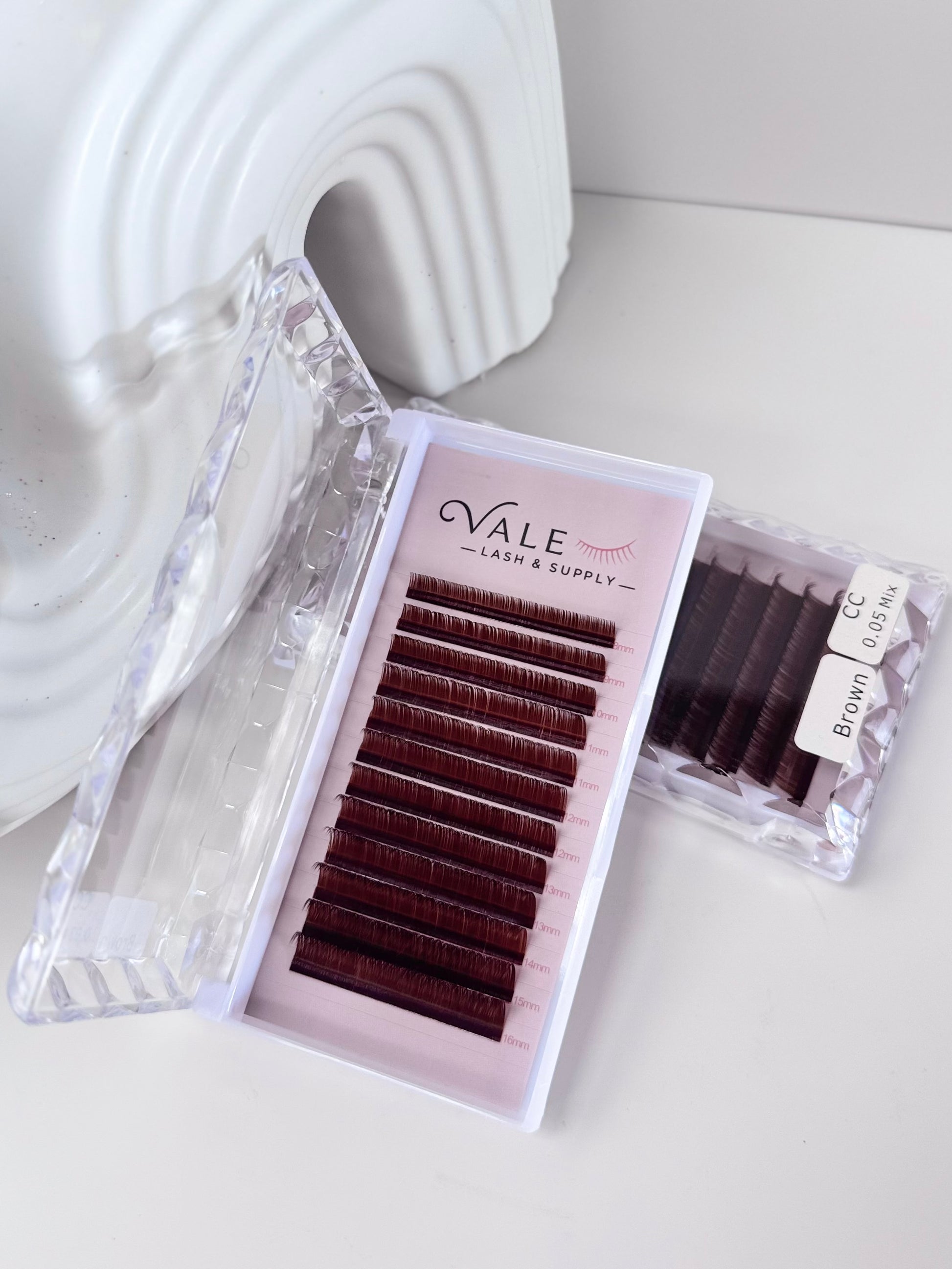 Brown Lash Tray (8mm-16mm)